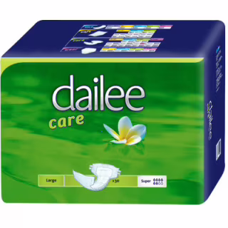 Подгузники для взрослых Dailee Care дышащие Super Large 30 шт (8595611621840)