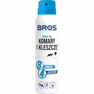 Аэрозоль от насекомых Bros от комаров и клещей 90 мл (5904517061231/5904517321311/5904517048485)