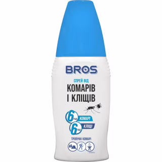 Спрей від комах Bros від комарів і кліщів 100 мл (5904517065154)
