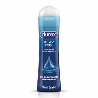 Інтимний гель-змазка Durex Play Feel для додаткового зволоження (лубрикант) 50 мл (4820108005297)