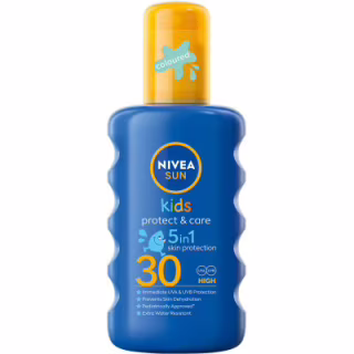Засіб від засмаги Nivea Sun Kids Дитячий сонцезахисний спрей Захист та догляд SPF 30 200 мл (4005808854035/5900017067766)