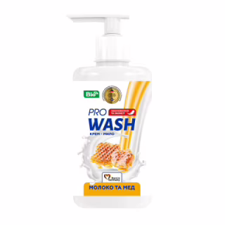 Жидкое мыло Pro Wash Молоко и мед 470 г (4823128001171)