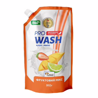Жидкое мыло Pro Wash Фруктовый микс Дой-пак 910 г (4823128001140)