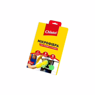 Салфетки для уборки Chisto Микрофибра для мебели и техники 1шт. (4820164151051)