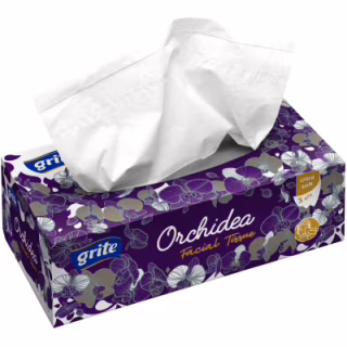 Салфетки косметические Grite Orchidea 3 слоя 100 шт. (4770023346138)