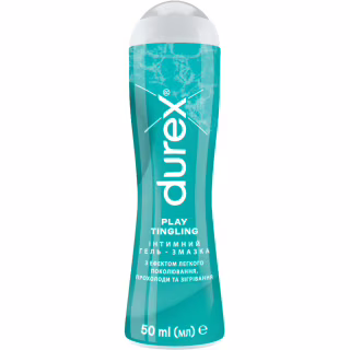 Интимный гель-смазка Durex Play Tingling с эффектом легкого покалывания прохлады и согревания (лубрикант) 50 мл (4820108005341)