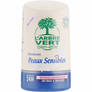 Дезодорант L'Arbre Vert Sensitive для чутливої шкіри 50 мл (3450601032431)