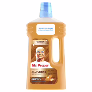 Засіб для миття підлоги Mr. Proper Wood Floors Деревина кедру та мандарин 1 л (8001841105284)