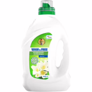 Кондиционер для белья Wash&Free Концентрированный смягчитель тканей Жасмин 2 л (4823128001201)