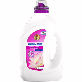 Кондиционер для белья Wash&Free Концентрированный смягчитель тканей Лотос 2 л (4262396143679/4823128001218)