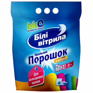 Стиральный порошок Білі Вітрила Color 3 кг (4820017661041)
