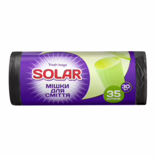 Пакети для сміття Solar Household 35 л 30 шт. (4820269930032)