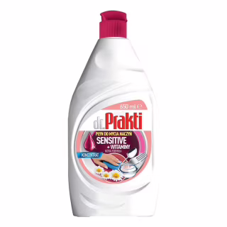 Средство для ручного мытья посуды Dr. Prakti Sensitive + Witaminy 650 мл (5903855502697)