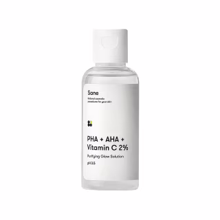 Тоник для лица Sane PHA + AHA + Vitamin C 2% Purifying Glow Solution 50 мл (4820266830588)