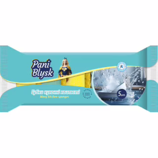 Губки кухонные Pani Blysk Волнистые 5 шт. (4823071661231)