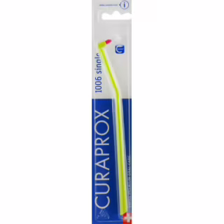 Зубна щітка Curaprox CS 1006 Single & Sulcular 6 мм Монопучкова Салатова (CS 1006-04)