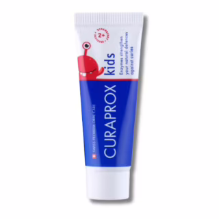 Детская зубная паста Curaprox Kids с фтором 950 ppm от 2 лет вкус клубники 60 мл (TPkids950S)