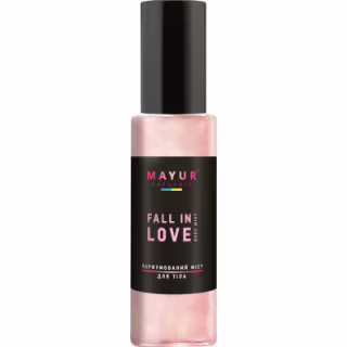 Спрей для тіла Mayur Fall in Love Body Mist Парфумований міст з шимером Зволожувальний 100 мл (4820230953114)