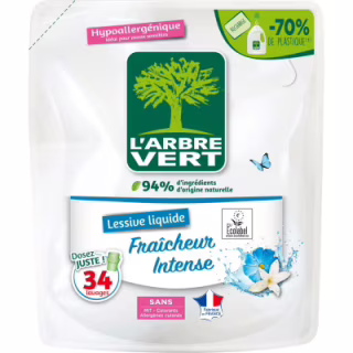 Гель для стирки L'Arbre Vert Интенсивная свежесть запасной блок 1.53 л (3450601046438)