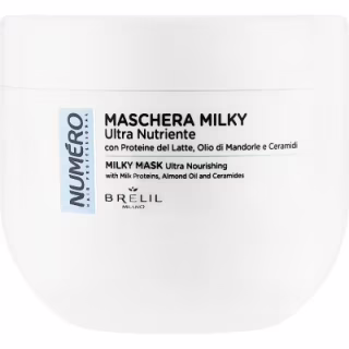 Маска для волосся Brelil Numero Milky Hair Mask Ультраживильна 400 мл (8011935088058)