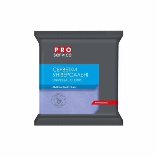 Салфетки для уборки PRO service Вискозные Синие 10 шт. (4823071658613)