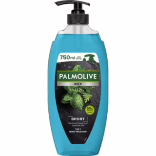 Гель для душа Palmolive Men Sport Эфирные масла мяты и листьев кедра 750 мл (8693495048712)