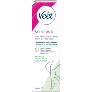 Крем для депіляції Veet Minima для сухої шкіри з Екстрактом огірка та Листям шавлії 100 мл (5000146980339)