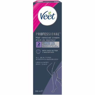 Крем для депіляції Veet Professional для всіх типів шкіри з Олією ши 100 мл (5900627099034)