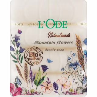 Твердое мыло L'Ode Горные цветы 4 х 60 г (4823107605321)