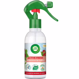 Освежитель воздуха Air Wick Active Fresh Освежающая малина и лайм 237 мл (4820232970881)