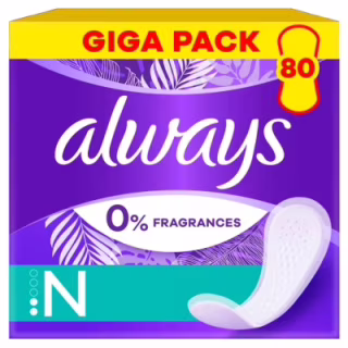 Ежедневные прокладки Always Daily Fresh Normal Без запаха 80 шт. (8700216461719)