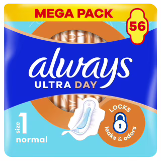 Гігієнічні прокладки Always Ultra Normal (Розмір 1) 56 шт. (8700216450348)
