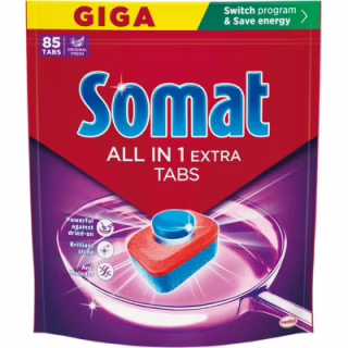 Таблетки для посудомоечных машин Somat All in 1 Extra 85 шт. (9000101809961)