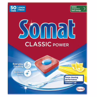 Таблетки для посудомоечных машин Somat Classic Power 50 шт. (9000101809817/9000101830675)