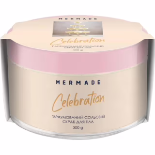 Скраб для тела Mermade Celebration Парфюмированный солевой 300 г (4823122900906)