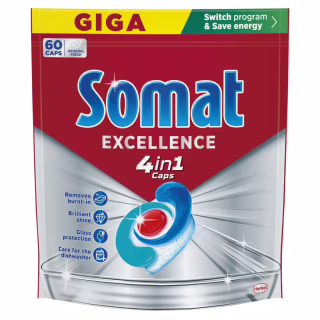 Таблетки для посудомоечных машин Somat Excellence 60 шт. (9000101808087)