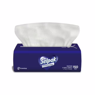 Паперові рушники Selpak Professional Premium V-складання 2 шари 150 шт. (8590530066021)