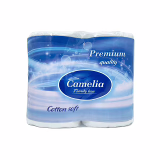 Туалетний папір Camelia Premium 3 шари 4 рулони (8606111248014)