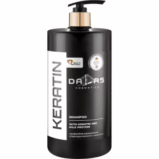 Шампунь Dalas Cosmetics Keratin Shampoo С кератином и молочным протеином 1000 г (4262396141484)