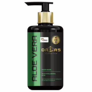 Маска для волос Dalas Cosmetics Aloe Vera Hair Mask С гиалуроновой кислотой и соком алоэ 900 мл (4262396141538)