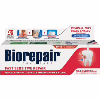 Зубная паста Biorepair Быстрое избавление от чувствительности 75 мл (8017331048443/8017331095416)