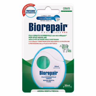 Зубна нитка Biorepair Щоденний захист з гідроксиапатитом 50 м (8017331038826)