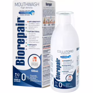 Ополаскиватель для полости рта Biorepair Plus Профессиональная защита и восстановление 500 мл (8017331025925)
