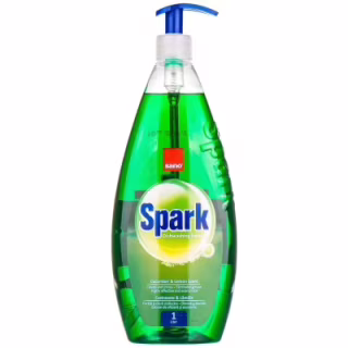 Засіб для ручного миття посуду Sano Spark Огірок та Лайм 1 л (7290108350531)