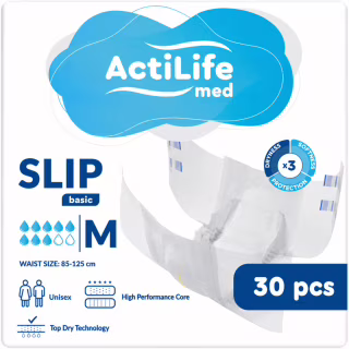 Подгузники для взрослых ActiLife Med Basic M, 30 шт (4820174981679)