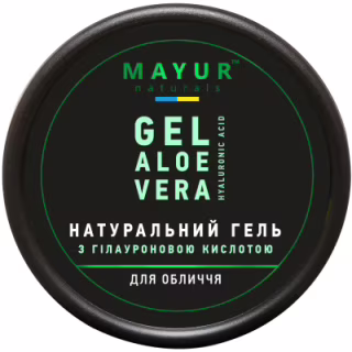 Гель для лица Mayur Натуральный С гиалуроновой кислотой Алоэ вера 50 мл (4820230953282)