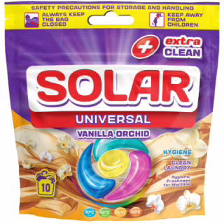 Капсули для прання Solar Household Universal Vanilla Orchid 10 шт. (4820269930278)