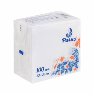 Серветки столові Parus 1 шар 33х33 см 100 шт. (4820205440243)