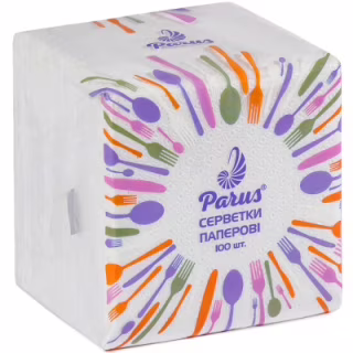 Серветки столові Parus 1 шар 100 шт. (4820044170073)