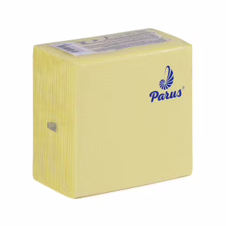 Салфетки столовые Parus 1 слой 33х33 см Желтые 100 шт. (4820205440359)